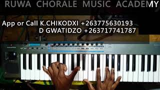 Mazuva Ose Makatendeka in key of FPiano TutorialSUBSCRIBE chikodzi music academy [upl. by Aihcrop234]