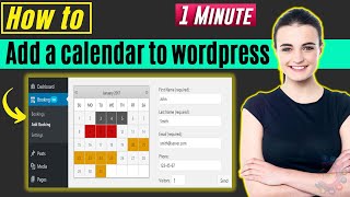 How to add a calendar to wordpress 2024 [upl. by Malha]