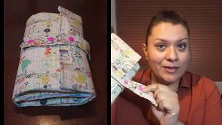 Changing Pad Sewing Tutorial for Beginners  DIY Baby Shower Gift  Grab and Go Changing Pad [upl. by Colin]