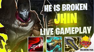 Jhin is Broken  Wild Rift HellsDevil Plus Gameplay [upl. by Enitselec373]