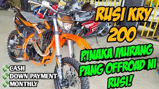 Bagong Modelo Na Pang Offroad Ni Rusi 2024 KRY 200 Langga Gail Review and Price [upl. by Thorwald]