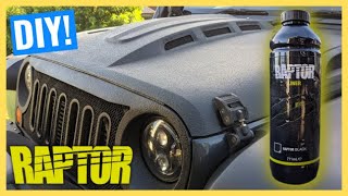 RAPTOR LINER PAINT JOB  How To Paint Your JEEP or 4WD With UPol Raptor Liner Full DIY Guide [upl. by Fischer]