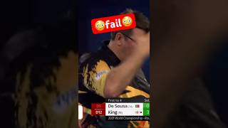 🤣Miscount King Jose de Sousa 🤣Darts Dart WM fyp fail miscount 🎯 [upl. by Tommi]