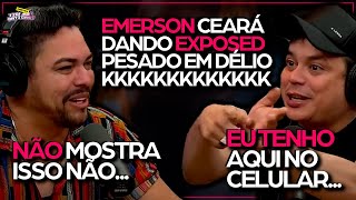 EMERSON CAGUETOU ROLO DE DÉLIO COM DETALHES ATÉ DEMAIS KKKK [upl. by Kidder]