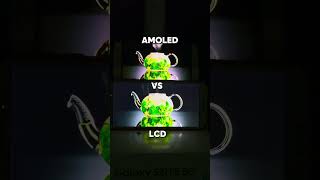 AMOLED VS LCD Display Display amoled lcd ytshorts shorts [upl. by Biondo]