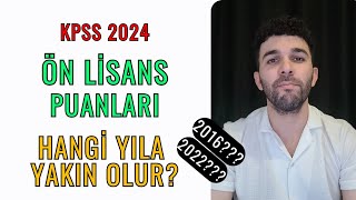 KPSS 2024 PUANLARI HANGİ YILA YAKIN OLUR [upl. by Philbin]