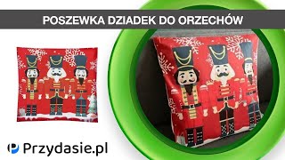 Poszewka poduszkę dekoracyjna 40x40 jasiek święta dziadki do orzechów  PrzydaSiePL [upl. by Fionna213]