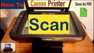 How To Scan A Document In Canon Printer [upl. by Aneeles]