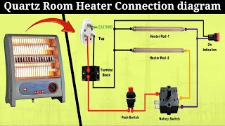 Quartz Room heater connection diagram [upl. by Lleze728]