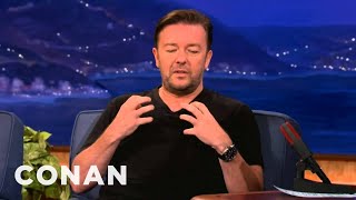 Ricky Gervais Is A Master Of Flattering Self Portraits  CONAN on TBS [upl. by Adnanref]