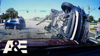 Caught On Dash Cam  Top 6 Most Shocking Moments  Part 2  Road Wars  AampE [upl. by Oilasor426]