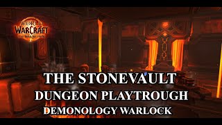 The War Within Beta Dungeon The Stonevault Diabolist Demonology Warlock POV 4K Ultra Settings [upl. by Kcinom]