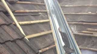 LEAKING ROOF VALLEY FIXED IN BEDWAS ROAD CAERPHILLY [upl. by Man]