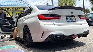 2021 BMW 330i  STRAIGHT PIPED  POPS amp BANGS  340 MUFFLER DELETE AND RESONATOR DELETE [upl. by Ecertak]