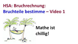 Bruchteile bestimmen Video 1 der Reihe zum Thema Bruchrechnung [upl. by Xenia]