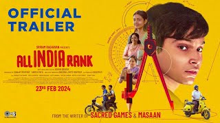 All India Rank 2024 Official Trailer Update  Bodhisattva Sharma amp Samta Sudiksha  Varun Grover [upl. by Fregger]