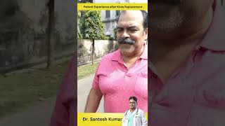 Patient walks one month after Both Knee Replacement  By Dr Santosh Kumar Kolkata [upl. by Notyrb]