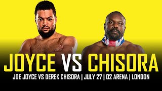 JOE JOYCE VS DEREK CHISORA  FIGHT PREVIEW 🥊 [upl. by Luanni841]