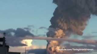 Volcano spews 10km 62 mile ash plume in Ecuador [upl. by Ravid]