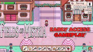 Fields Of Mistria  Cozy Sim Early Access Impressions Gameplay [upl. by Marijn]