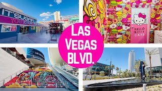 Las Vegas Strip Walking Tour 2024 [upl. by Hurlbut346]