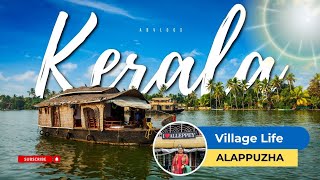 Alleppey Boat House  Kainakary Village  Kerala Tourism  AB Vlogs [upl. by Rafferty]