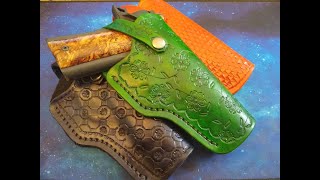 Custom leather 1911 Holster Work [upl. by Ettedranreb]