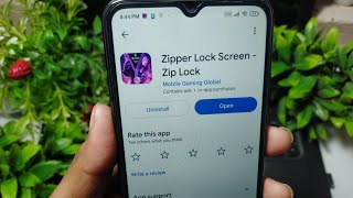 zipper lock screen app kaise use kare  how to use zippper lock screen zip lock app [upl. by Ebenezer]