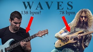 Waves by Guthrie Govan but everytime it loops its 10bpm faster w MISTAKE COUNTER [upl. by Sheeree]