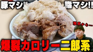 【二郎系】ブタとアブラだけで1日分のカロリーオーバー！麺に辿り着けるか不安になる二郎系をすする 豚と脂。 【飯テロ】SUSURU TV第2641回 [upl. by Magnolia]