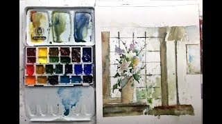 Limited Palette Flower Painting with Chris Petri  Part 2 of 2 [upl. by Onit416]