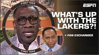 Shannon Sharpe amp Stephen A DIAGNOSE the Lakers’ problem after 44PT loss 🍿  First Take [upl. by Ecila]