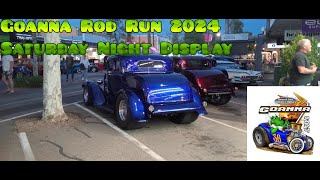 Goanna Hot Rod Run Mildura Saturday Night Display 2024 [upl. by Reinwald]