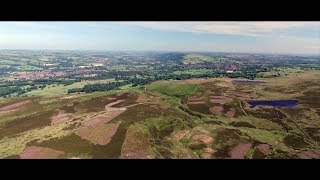 Aerial footage of Ilkley Moor [upl. by Erida]