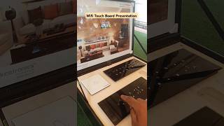 Wifi Touch Board Presentation  shorts electrical [upl. by Anihtyc540]