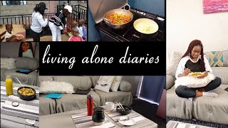 what I eat in a dayliving alone diary Childrens home visit [upl. by Oilasor]