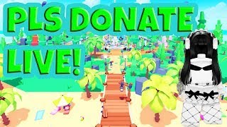 🔴ROBLOX LIVE 🔴 PLS DONATE [upl. by Ynamad]