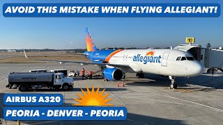 FLYING ALLEGIANT AIR Dont Make THIS Mistake [upl. by Blight]