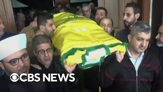 Hezbollah media chief killed in Israeli strike as talks continue for possible ceasefire [upl. by Amandi861]