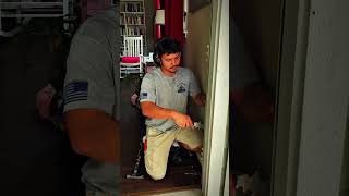 Door InstallationZAM Good Handyman [upl. by Aleyak]