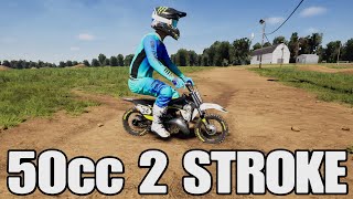 Mx vs Atv legends Pit Bike  50cc 2 STROKE [upl. by Airdnat]