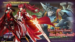 Elsword Elesis Level 99 Party Play on Heart of Ancient Waterway 74 Heroic Dungeon Bloody Queen [upl. by Yelda]