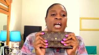 LOUIS VUITTON MONOGRAM WALLET REVIEW  INTERNATIONALWALLET [upl. by Kenlee423]