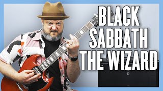 Black Sabbath The Wizard Guitar Lesson  Tutorial [upl. by Nivad936]