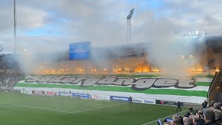 Sirius  Hammarby 03 2024 TIFO  PYRO [upl. by Ennairol]