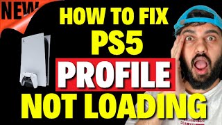 How to Fix PS5 Profile Not Loading [upl. by Frere]