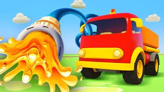 Colored street vehicles Trucks for kids Helper cars amp car cartoons for kids Full episodes cartoon [upl. by Aniela]