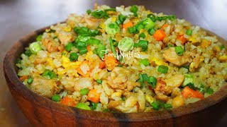 CHICKEN FRIED RICE  THE BEST FRIED RICE RECIPE [upl. by Eesyak]