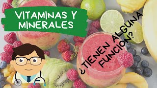 Vitaminas y minerales ¿para que sirven [upl. by Bergerac262]