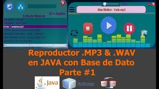 Crear Reproductor MP3 amp WAV en java Netbeans con Base de dato Oracle desde cero  Parte 1 [upl. by Kopple]